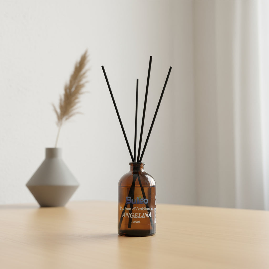 Parfum d'ambiance - Angelina - 100ml avec bâtonnets - Bulléo