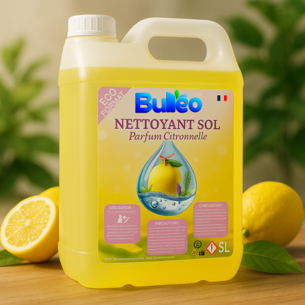 Nettoyant sol à la Citronnelle - 5L
