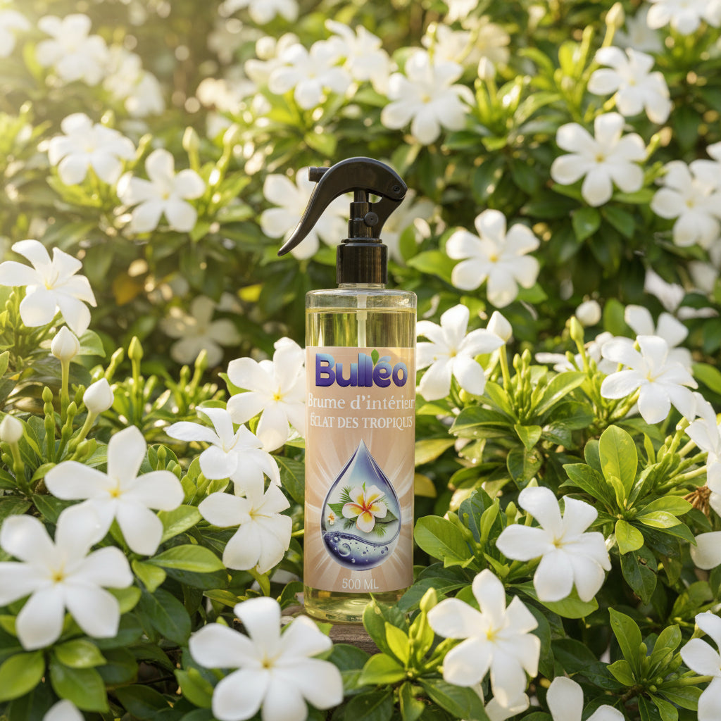 Brume d'intérieur - Eclat des tropiques - 500ml - Parfum Monoï - Bulléo