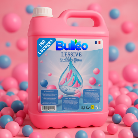 Lessive Bubble Gum - Concentrée 5L