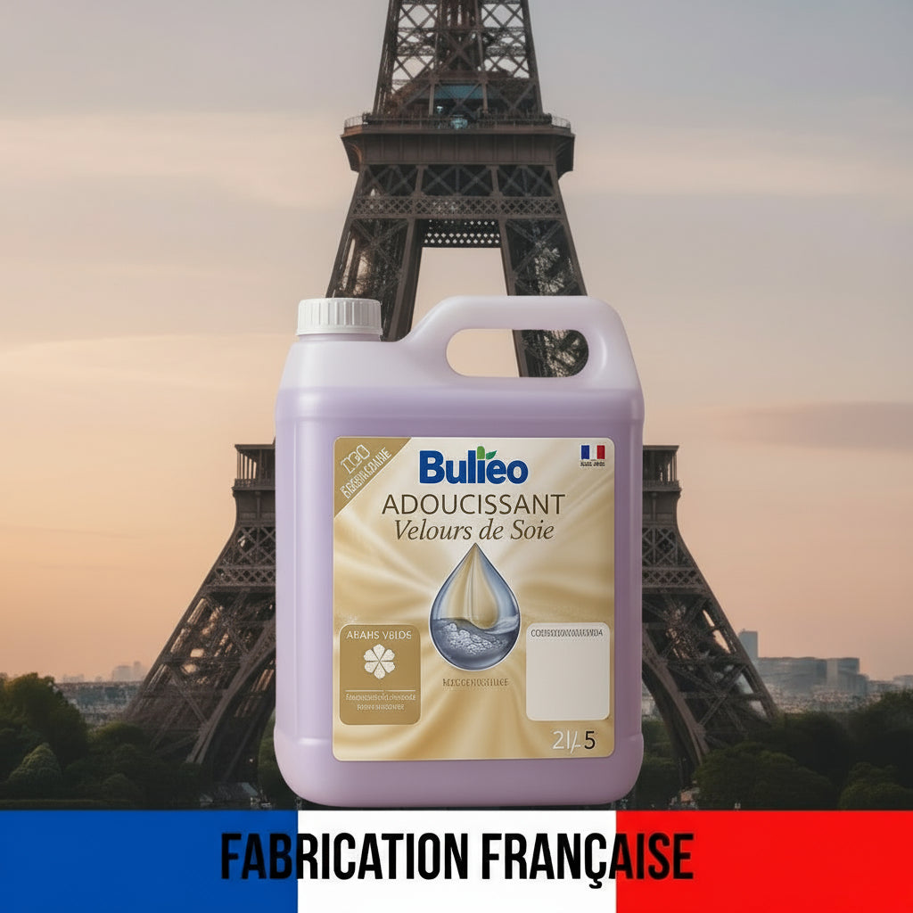 Adoucissant - Velours de Soie - Concentré 5L - Fabrication Française