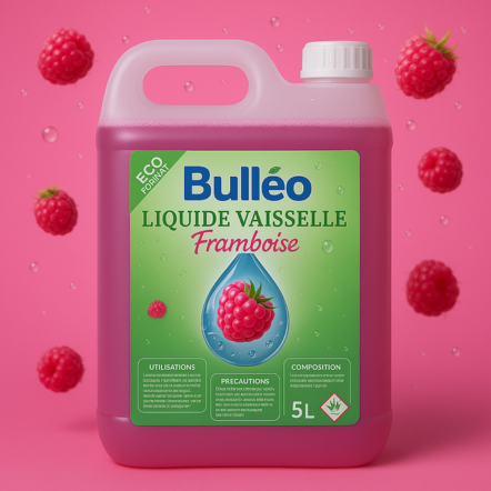 Liquide Vaisselle 5L - Parfum Framboise