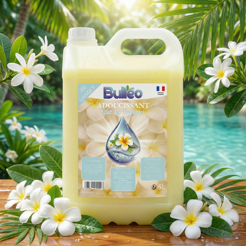 Adoucissant Éclat des Tropiques 5L – Parfum Exotique & Douceur Intense | Format Économique