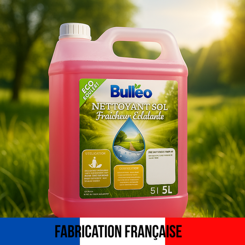 Nettoyant Sol Bulléo - Fraîcheur Éclatante – Parfum super intense type Lush - Un sol propre, brillant et délicatement parfumé