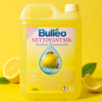 Nettoyant sol à la Citronnelle - 5L