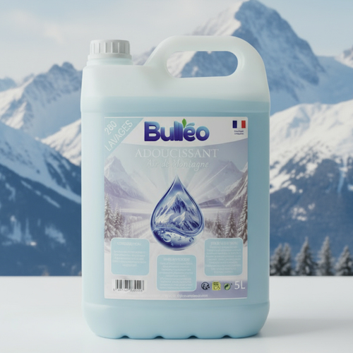 Adoucissant Bulleo Air de Montagne 5L – Douceur & Parfum Frais