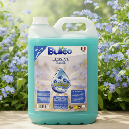 Lessive Bulleo Envolée 5L – Parfum Floral & Fraîcheur Légère
